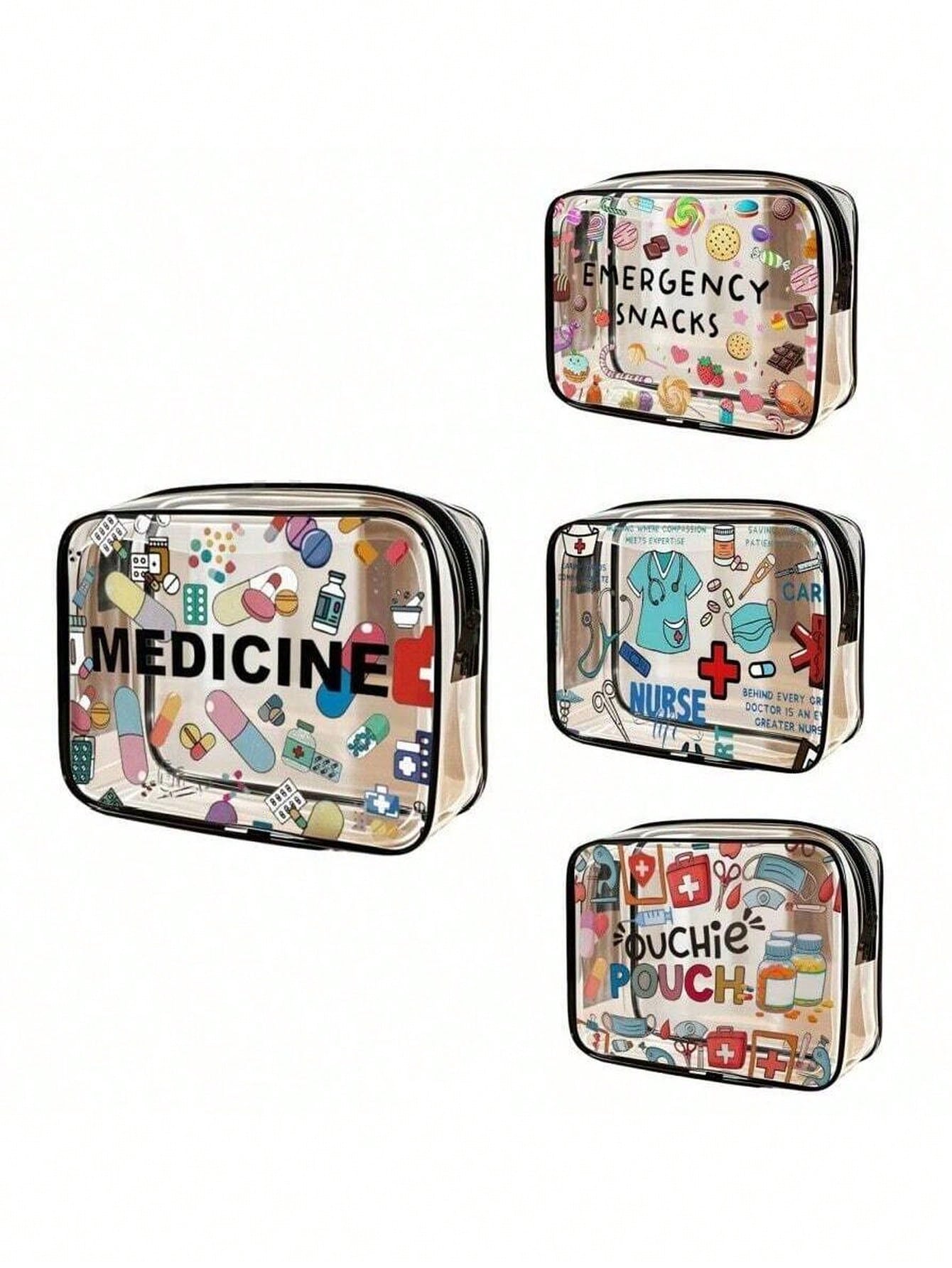 High-Quality PVC Zipper Cosmetic Bag, Suitable For Girls- Large Capacity, Lightweight Travel Organizer Pouch, Easy To Wipe Clean And Non-Fading, Suitable For Daily Use And Travel, Can Be Used As A To