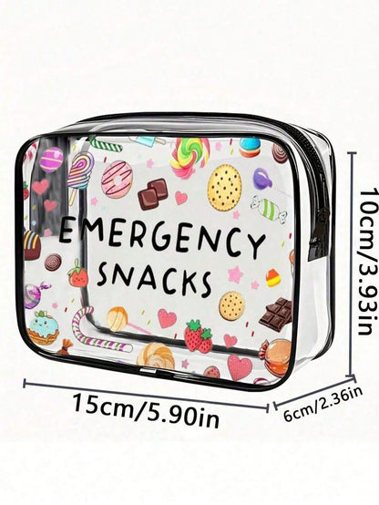 High-Quality PVC Zipper Cosmetic Bag, Suitable For Girls- Large Capacity, Lightweight Travel Organizer Pouch, Easy To Wipe Clean And Non-Fading, Suitable For Daily Use And Travel, Can Be Used As A To