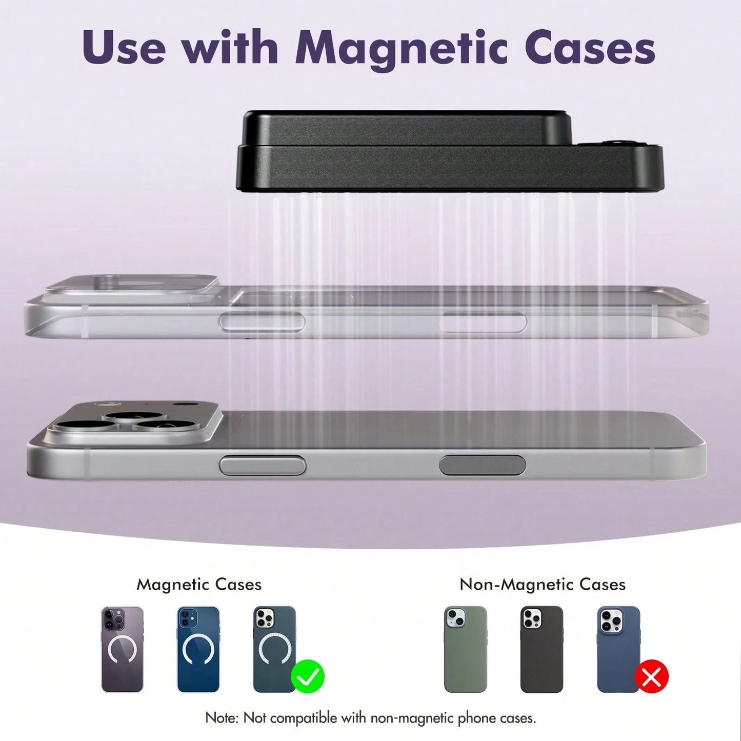 hoco. 10000mAh Pocket Portable Charger With Built-In Charging Cords, Fast Charging Power Bank, Digital Battery Display, LED Flashlight And Carry Strap, Lightweight Travel Accessory For Vacation, Campi