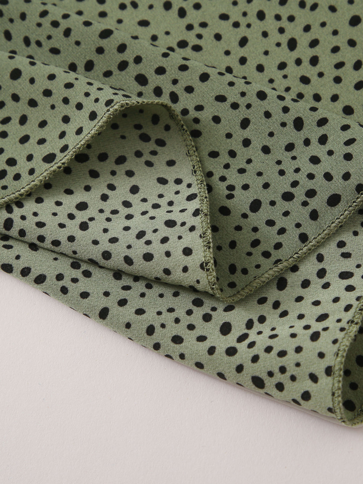 Holidaya Dalmatian Print Flared Midi Skirt