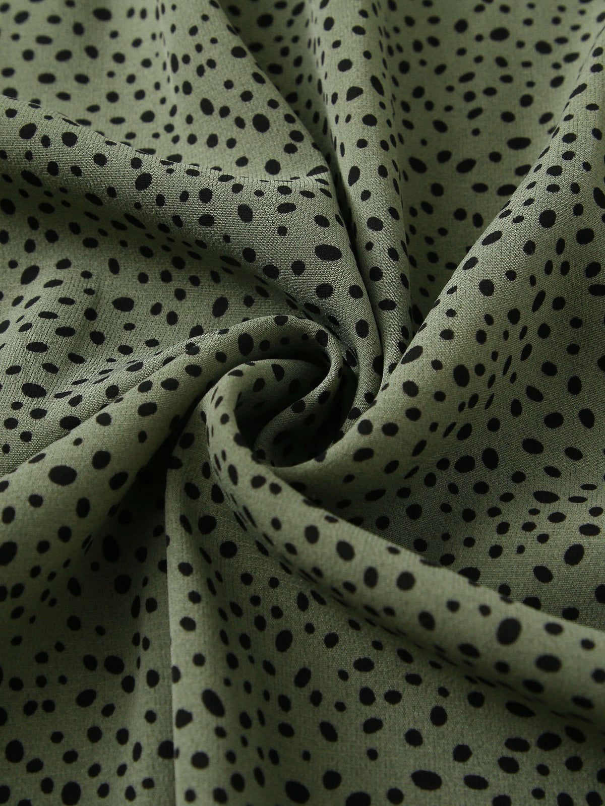 Holidaya Dalmatian Print Flared Midi Skirt