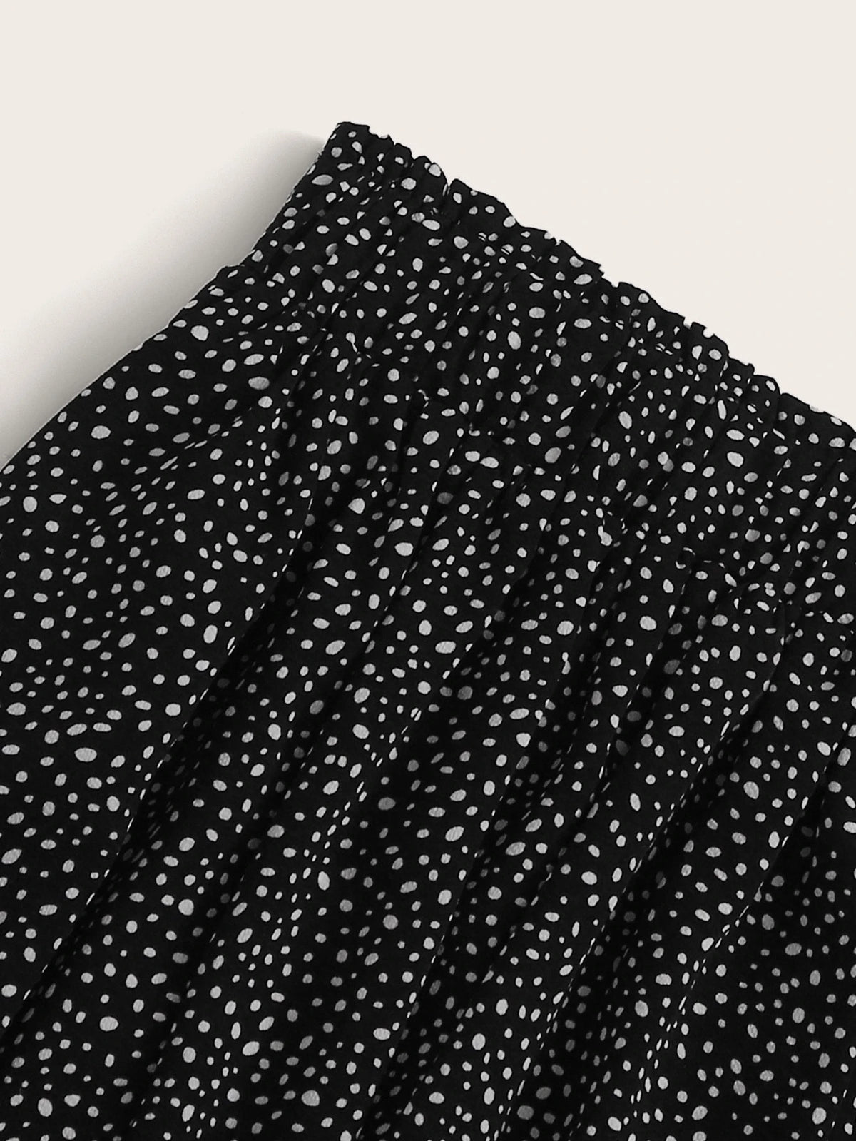 Holidaya Dalmatian Print Flared Midi Skirt