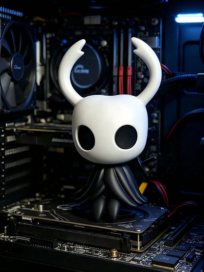 Hollow Knight Game Character Cute Figurine Collectible Decorative Toy For Car/Desk/Home Decor PVC Figurine Statue Or Gifts/Collectible Gift, Decorative Item Suitable For Computer Case