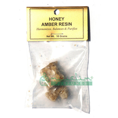 Honey Amber Resin Block 50 gram