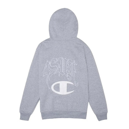HOODIE SUF X CHAMPION 4 SUF Z GRAY - Four Street