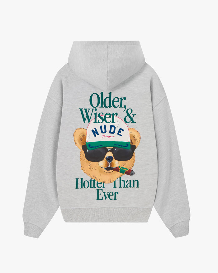 Hot Hoodie Grey Melange