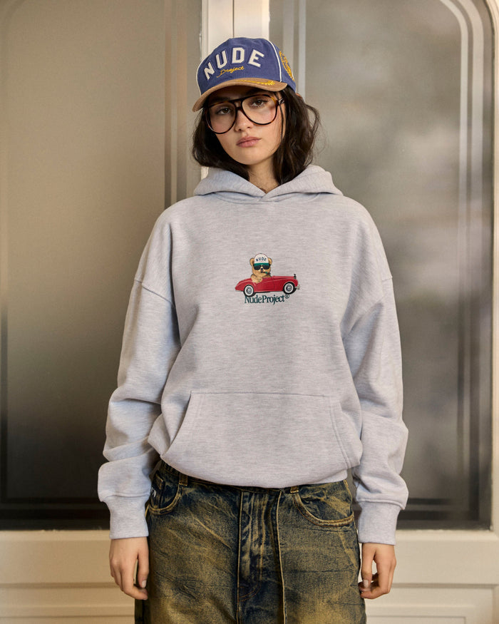 Hot Hoodie Grey Melange