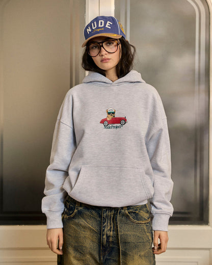 Hot Hoodie Grey Melange