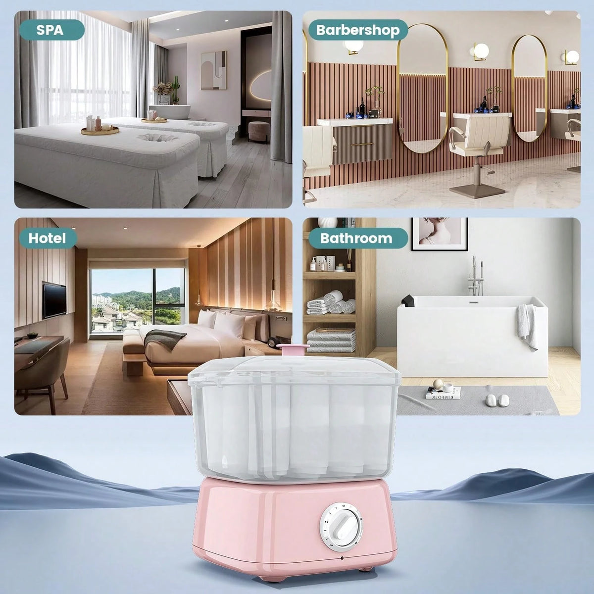 Hot Towel Warmer, Rapid Heating Towel Steamer For Facials Can Hold 12 Mini Wet Towels, Portable Mini Towel Warmer For Bathroom,Spa And Salon