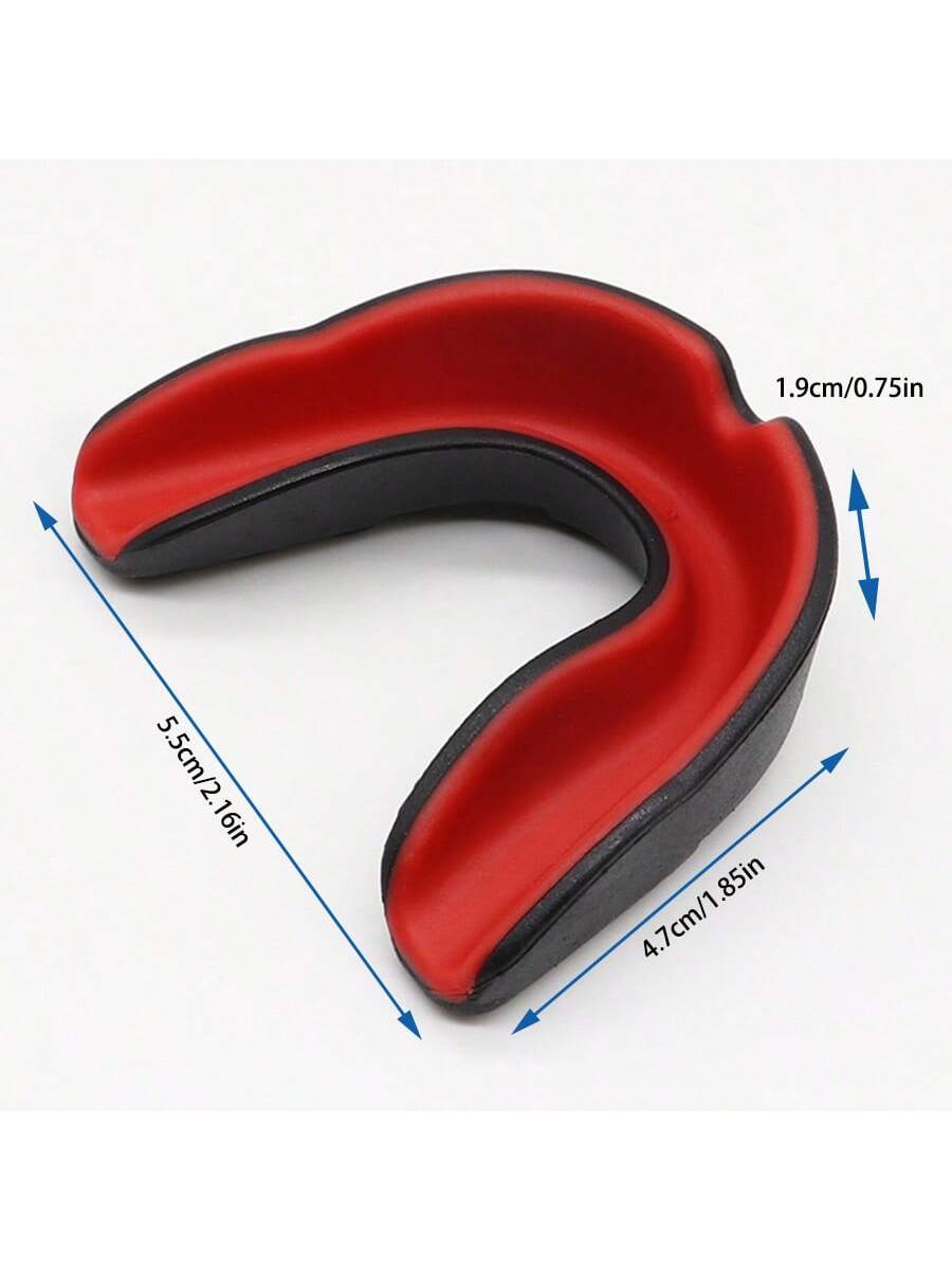 HUSHANYING 4pcs Teeth Protector Mouthguard Set, 4 Colors, Professional Dental Guard For Boxing, Muay Thai, MMA, Wrestling, Hockey And Other Contact Sports, Suitable For Adults & Teens