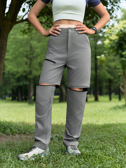 In My Nature Women's Casual Detachable Button Hiking Pants, Versatile Sports Wear
