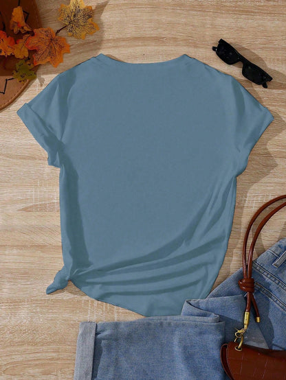 INAWLY Embroidered Silly Goose Book Club Shirt, Comfortable Color Reader T-Shirt, Gift For Book Lovers, Round Neck Embroidered T-Shirt For Book Lovers