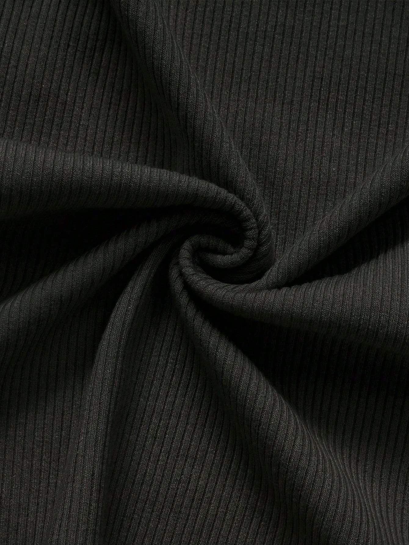INAWLY French Style V-Neck Waist Cinched A-Line Knit Dress