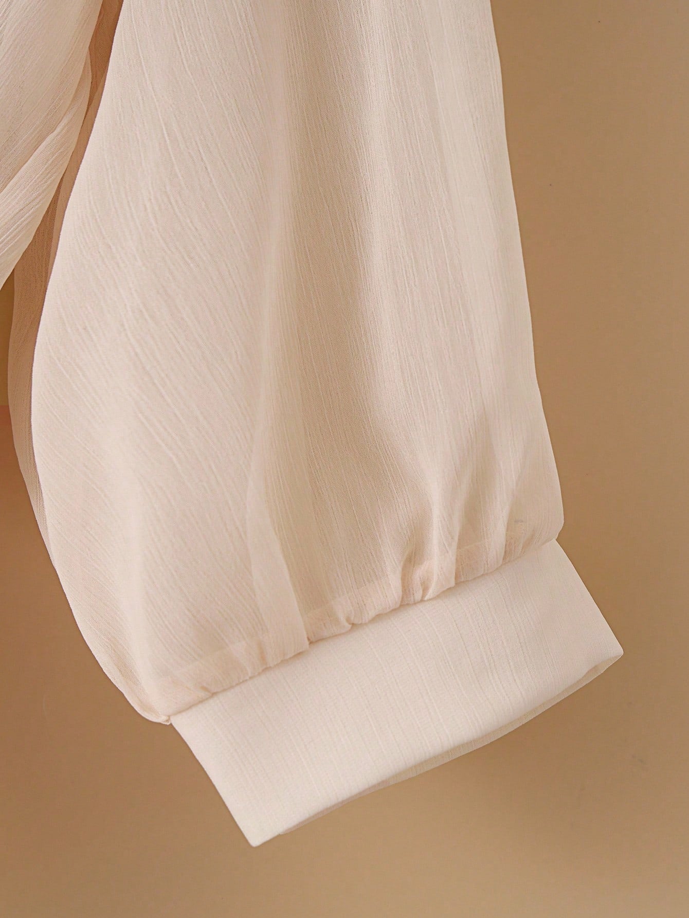 INAWLY New Bat Wing Short Chiffon Shawl, Simple Color Casual Shirt For Women