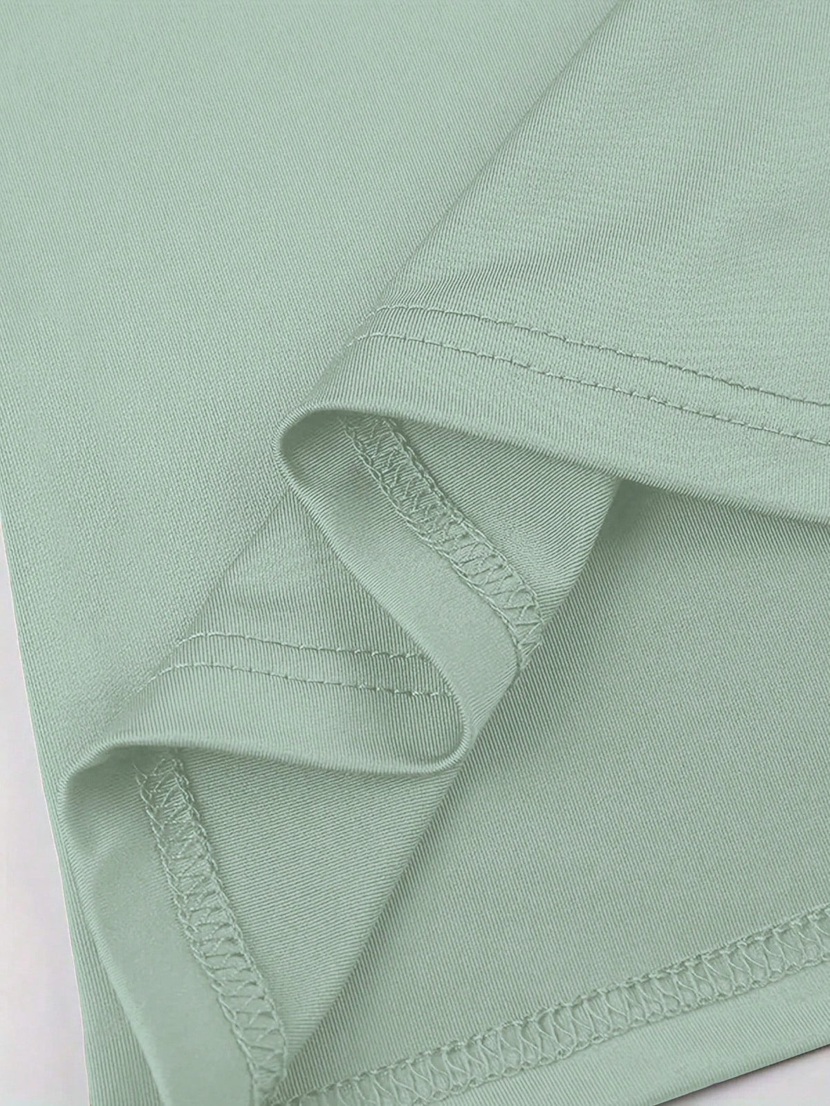 INAWLY Solva Women's Summer Solid Color Round Neck Short Sleeve Slim Fit Casual T-Shirt With Pleats Fall Cloth For Women