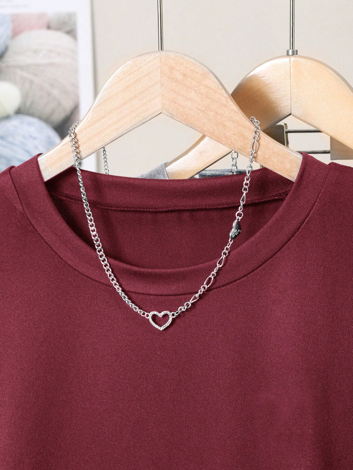 INAWLY Women's Solid Color Round Neck Short Sleeve T-Shirt Top, Fashionable For Summer