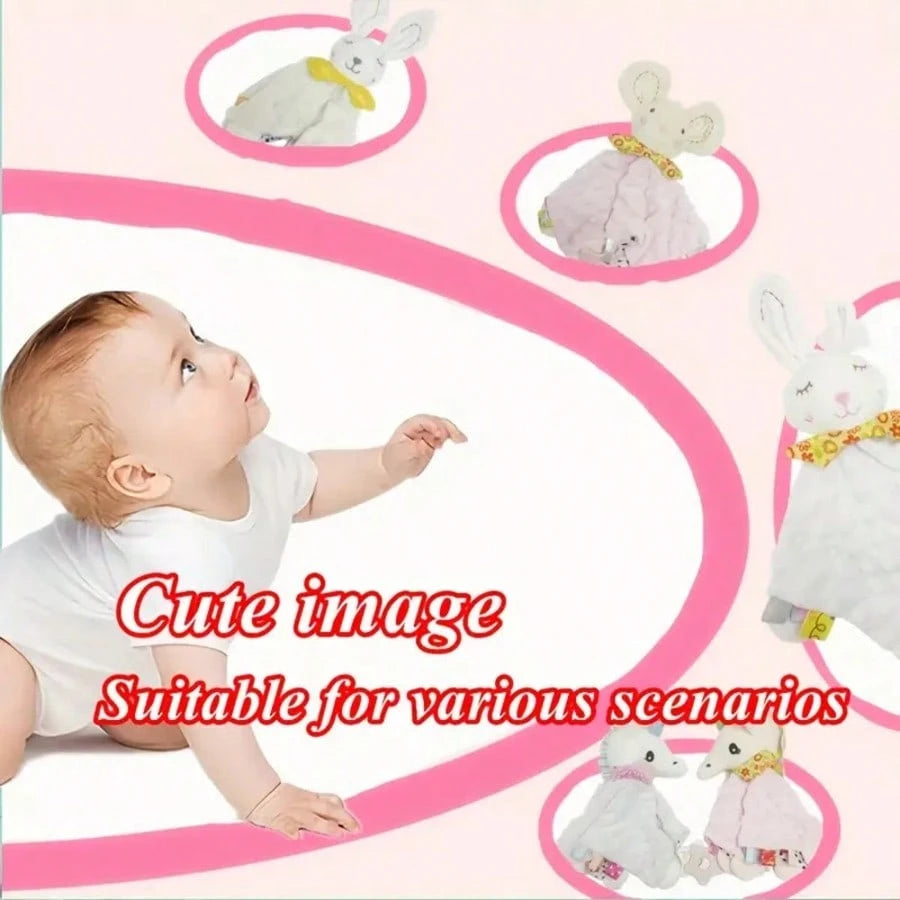 Infant Comforter Toy, Animal Shaped Car Hanging Crib Hanging Toy With Rattle And Crinkle Paper, Perfect Gift For Babies
