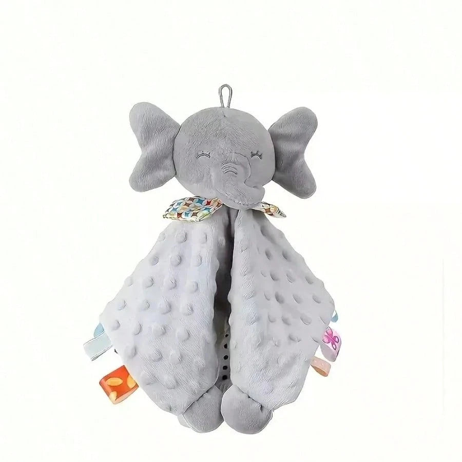 Infant Comforter Toy, Animal Shaped Car Hanging Crib Hanging Toy With Rattle And Crinkle Paper, Perfect Gift For Babies