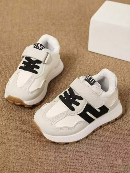 Infant Sneakers 1-3 Years Old Fashion Aga Shoes, Toddler Boys Girls Hook And Loop Casual Walking Shoes
