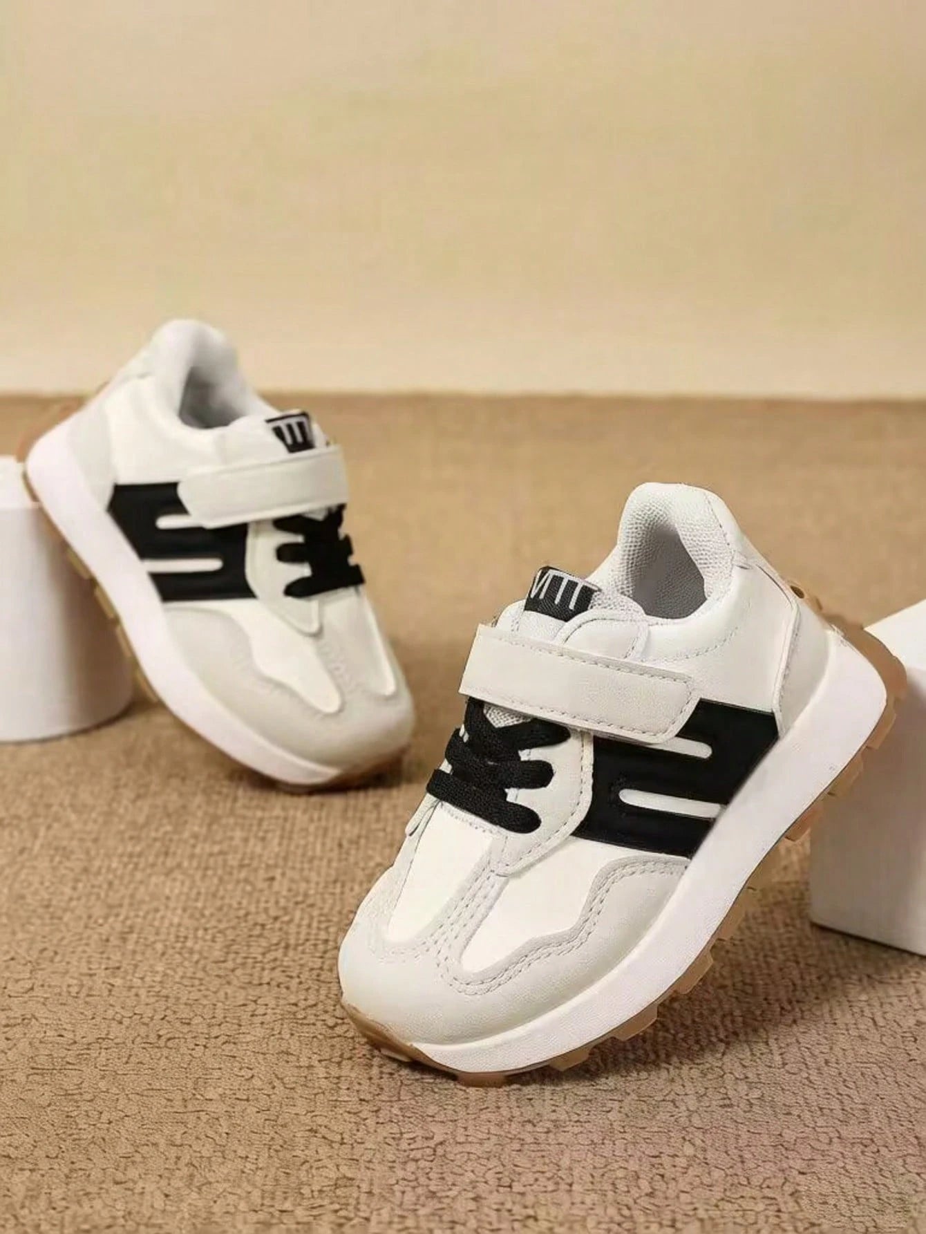 Infant Sneakers 1-3 Years Old Fashion Aga Shoes, Toddler Boys Girls Hook And Loop Casual Walking Shoes