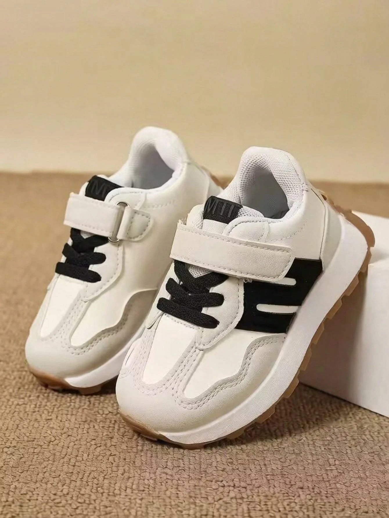 Infant Sneakers 1-3 Years Old Fashion Aga Shoes, Toddler Boys Girls Hook And Loop Casual Walking Shoes