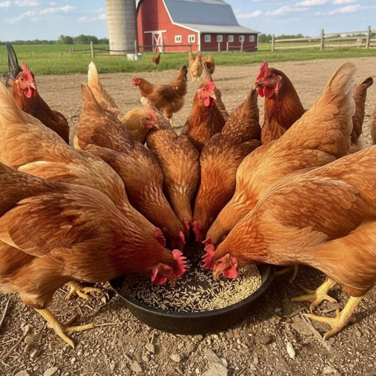 INMASIT 3-Pack Farm Livestock Poultry Multi-Purpose Feeding Basin| Large Capacity Plastic Feed Bucket/Water Trough| For Horses, Dogs, Pigs, Sheep, Etc.