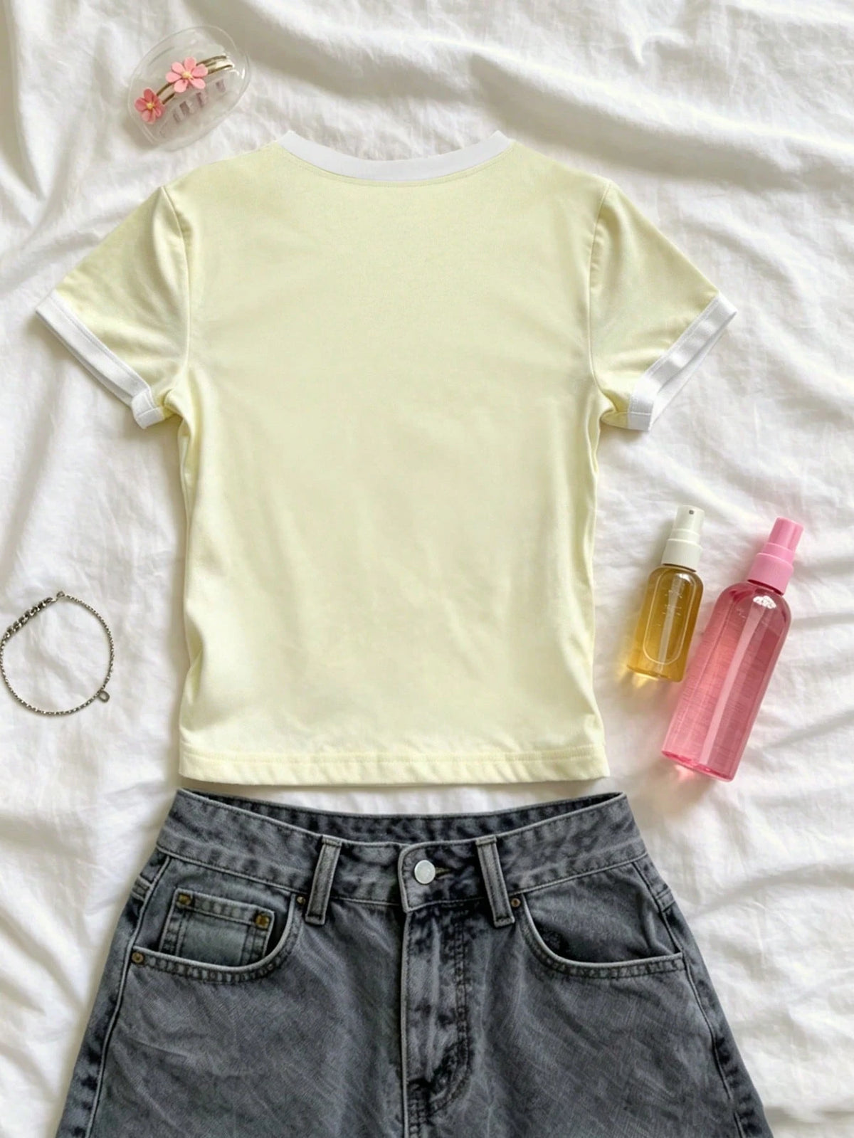 IslaSuriya Summer Clothes, Women Outfits, Women Top, Casual Tank Top, Now, Fashion Tops, Vacation Top, Creamy Yellow Top, Y2K TOP, Girly-Style Top