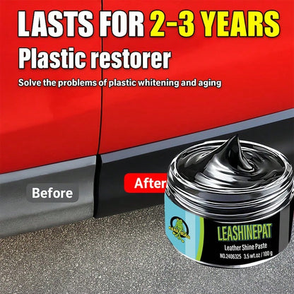 JB-XPCS 30g/100g Car Plastic Leather Repair Paste, Renew Parts, Polishing Protective Coating, Long-Lasting Shine, Restore Black Luster, Interior Accessories, Auto Parts