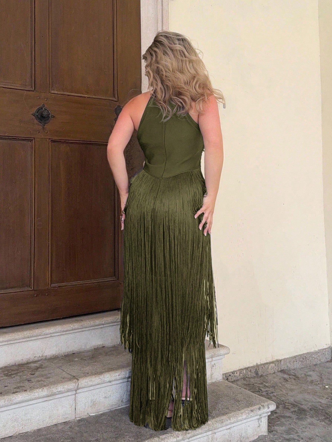 Jeta Ari Elegant Vintage Bohemian Tassel Maxi Dress, Suitable For Spring, Summer, Holidays, Festivals, Beaches, Parties, And Easter