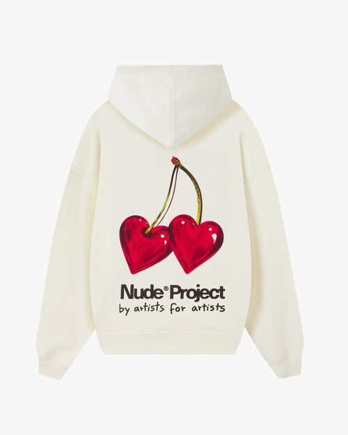 Juicy Cherry Hoodie Marshmallow