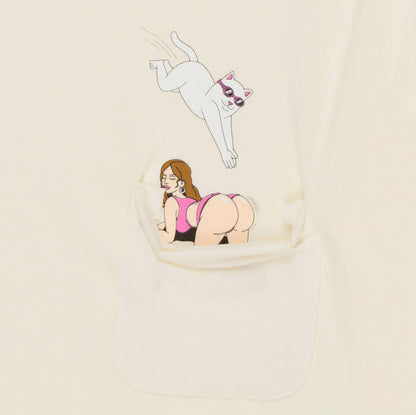 Jumpin In Pocket Tee (Natural) - Camiseta - Four Street