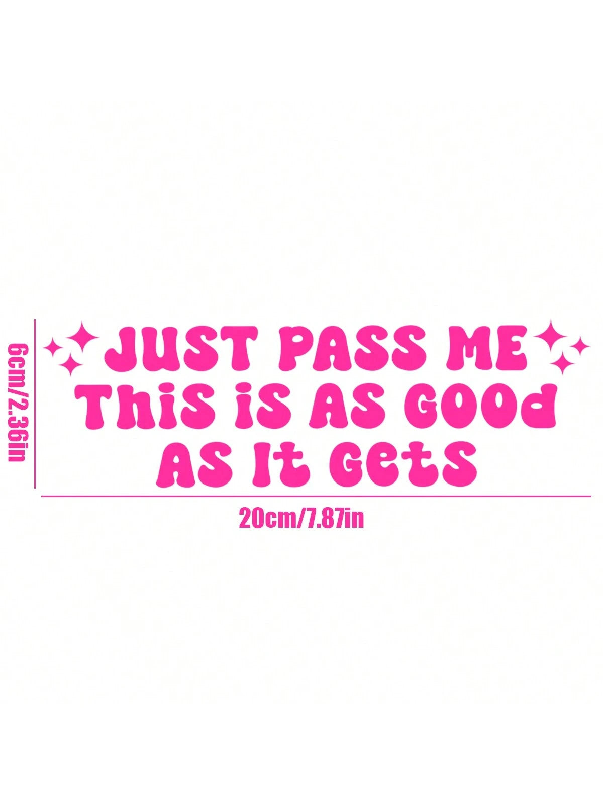 Just Pass Me Funny Car Decal,Cute Car Stickers,Cute Car Decal,Car Decals,Car Stickers,Cute Bumper Stickers,Kawaii Girly Car
