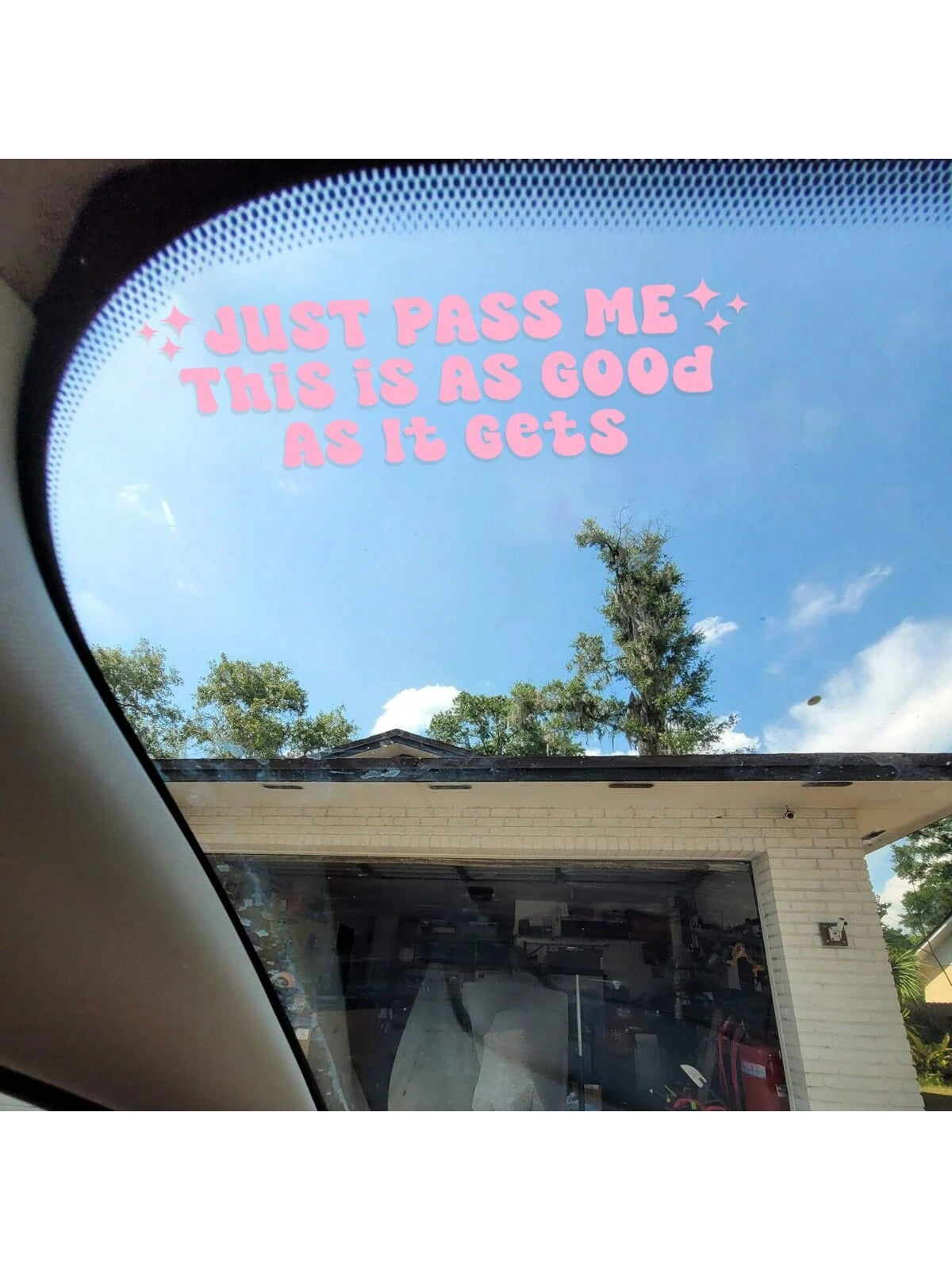 Just Pass Me Funny Car Decal,Cute Car Stickers,Cute Car Decal,Car Decals,Car Stickers,Cute Bumper Stickers,Kawaii Girly Car