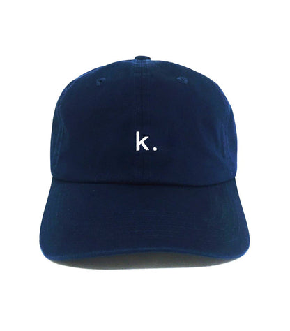 Navy k. Dad Hat – embroidered 6-panel cotton dad hat with adjustable strap, funny dad hat and perfect dad gift