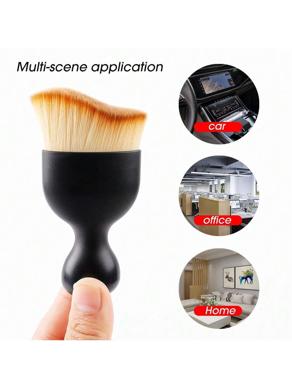 KaiDengZhe 1pc Car Interior Cleaning Brush Detailing Dust Removal Brush Air Conditioning Outlet Cleaning Brush Slot Brush Car Cleaning Supplies Car Accessories