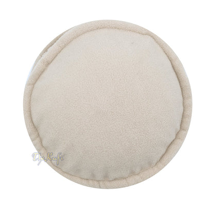 Khaki Afghani-Style "Tauhid until the end" Faux Wool Stretchable Pakol Mujahidin Soft Kufi Hat