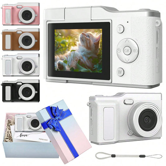 Kids Digital Camera, Rechargeable 1080P Instant Camera, Suitable For Children And Teenagers Beginners, Vlogging, Rechargeable Camera, Photo And Video Recording, Professional Camera, Supports Photo And