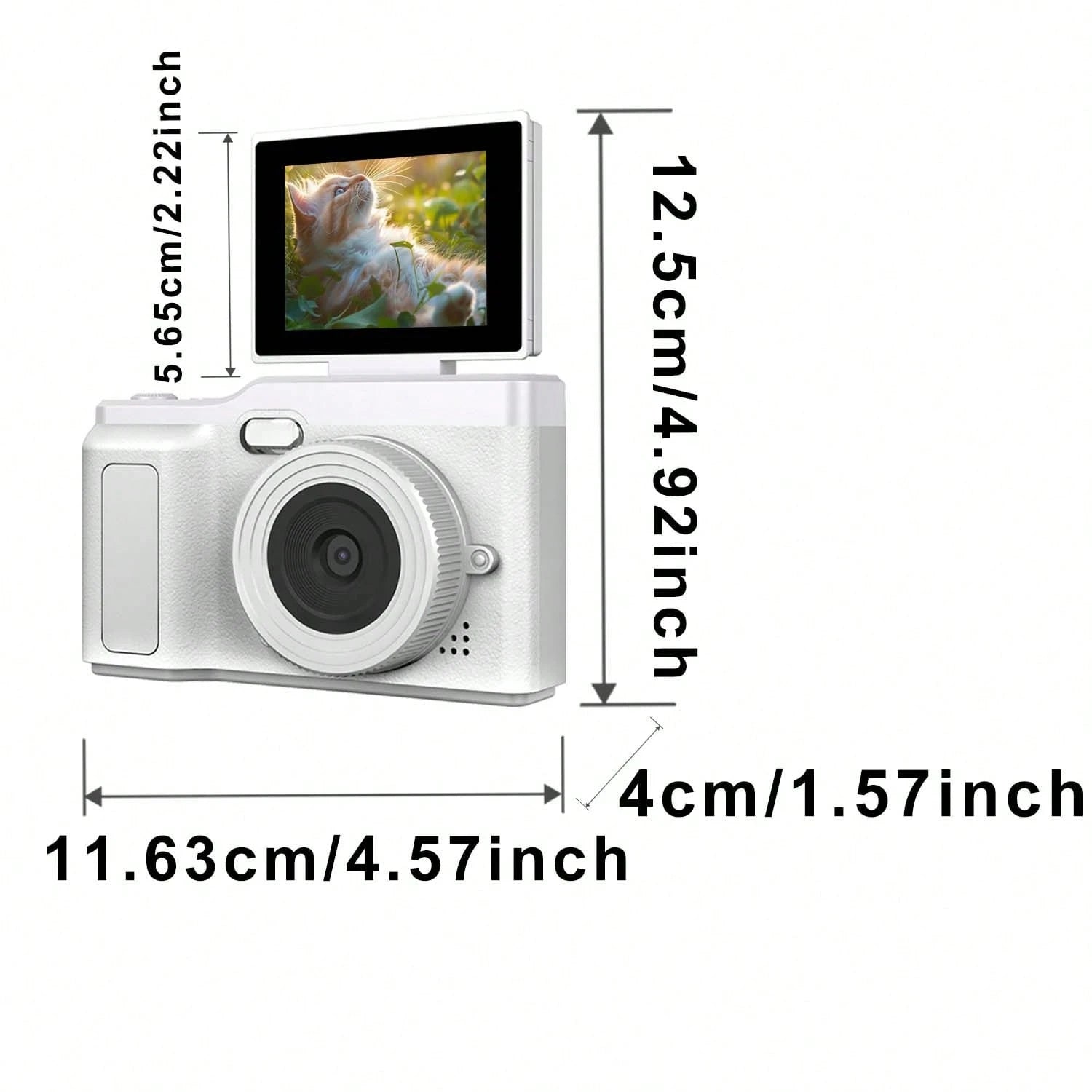 Kids Digital Camera, Rechargeable 1080P Instant Camera, Suitable For Children And Teenagers Beginners, Vlogging, Rechargeable Camera, Photo And Video Recording, Professional Camera, Supports Photo And