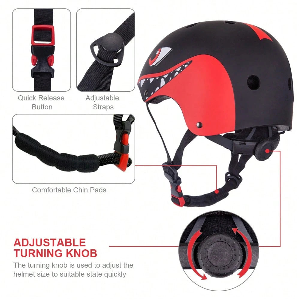 Kids Helmet For 2-8 Years Old Boys Girls Toddler Bike Helmets Lightweight Multi-Sports Helmet Safety Protection Gear For Cycling Skateboard Scooter