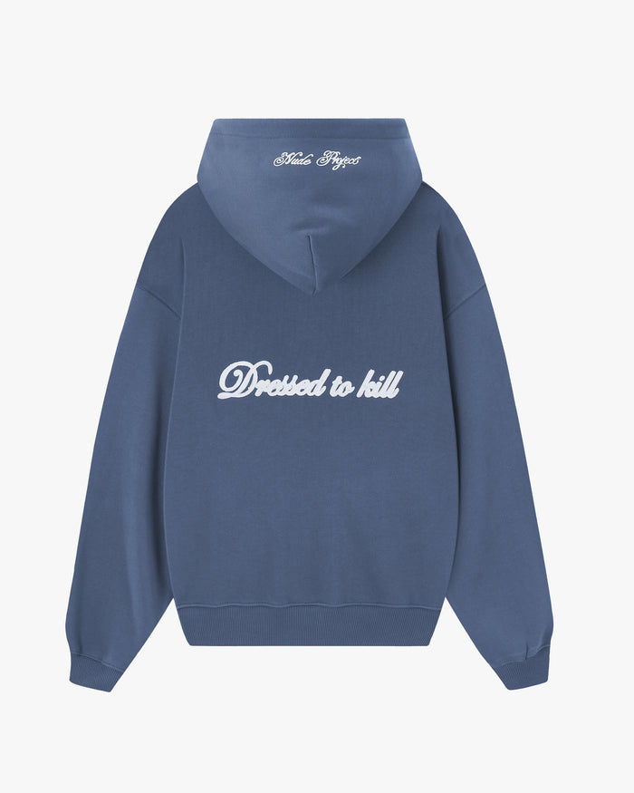 Kill Bill Zip-Up Hoodie Indigo