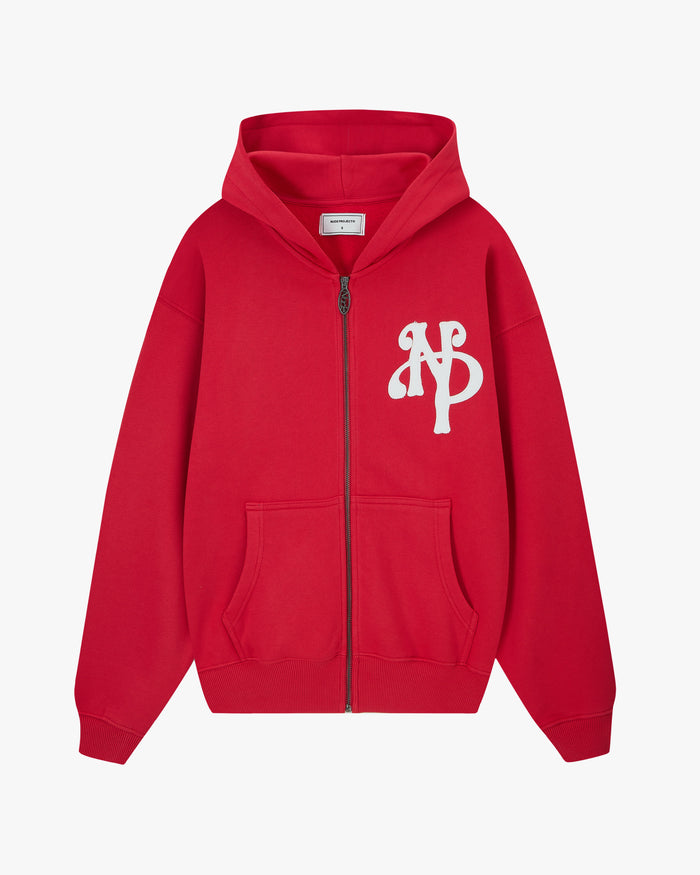 Kill Bill Zip-Up Hoodie Red