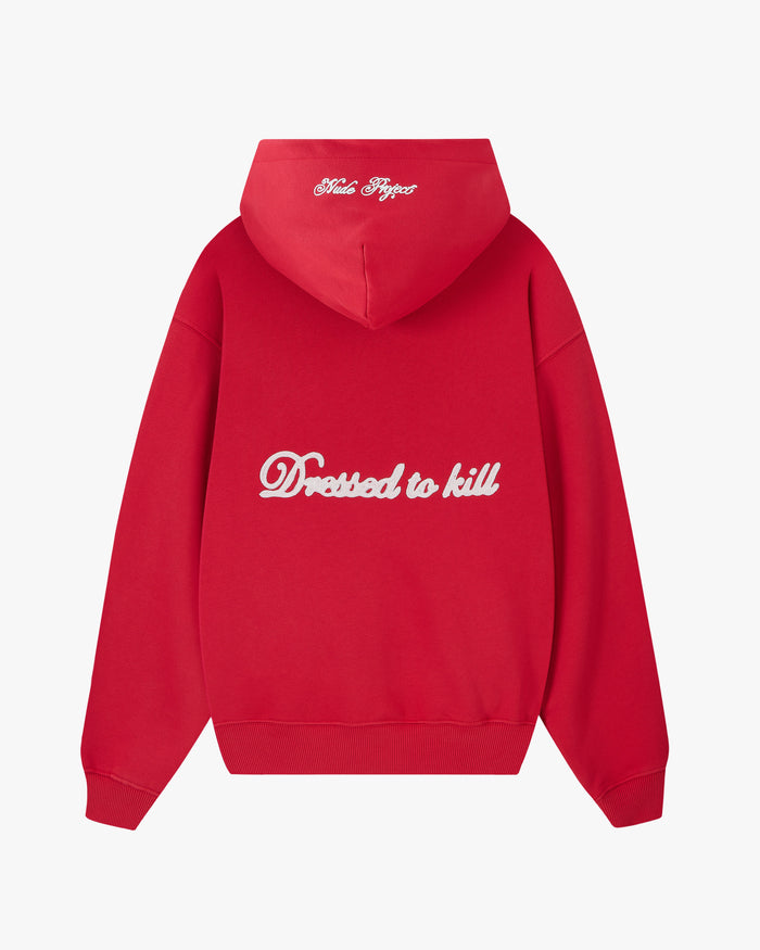 Kill Bill Zip-Up Hoodie Red