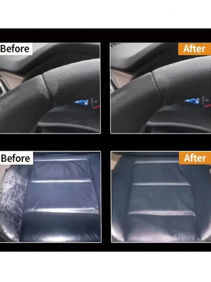 KineShineX Universal Car Repair Paste, Car Scratch Repair Paint, Suitable For Interior Dashboard, Center Console, Leather Seats And Tires. Anti-Fading, Anti-Oxidation, Anti-Yellowing, Tire Blackening