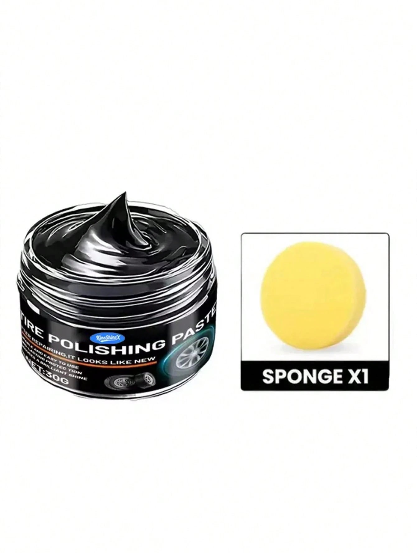 KineShineX Universal Car Repair Paste, Car Scratch Repair Paint, Suitable For Interior Dashboard, Center Console, Leather Seats And Tires. Anti-Fading, Anti-Oxidation, Anti-Yellowing, Tire Blackening