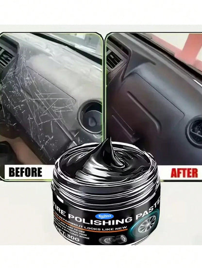 KineShineX Universal Car Repair Paste, Car Scratch Repair Paint, Suitable For Interior Dashboard, Center Console, Leather Seats And Tires. Anti-Fading, Anti-Oxidation, Anti-Yellowing, Tire Blackening