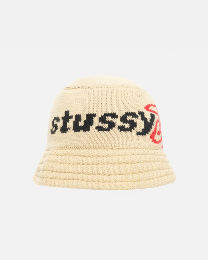 KNIT BUCKET HAT STUSSY SPORT - Four Street