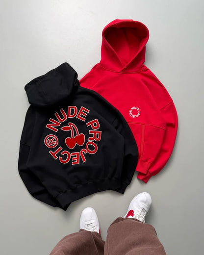Kory Boxy Hoodie Black