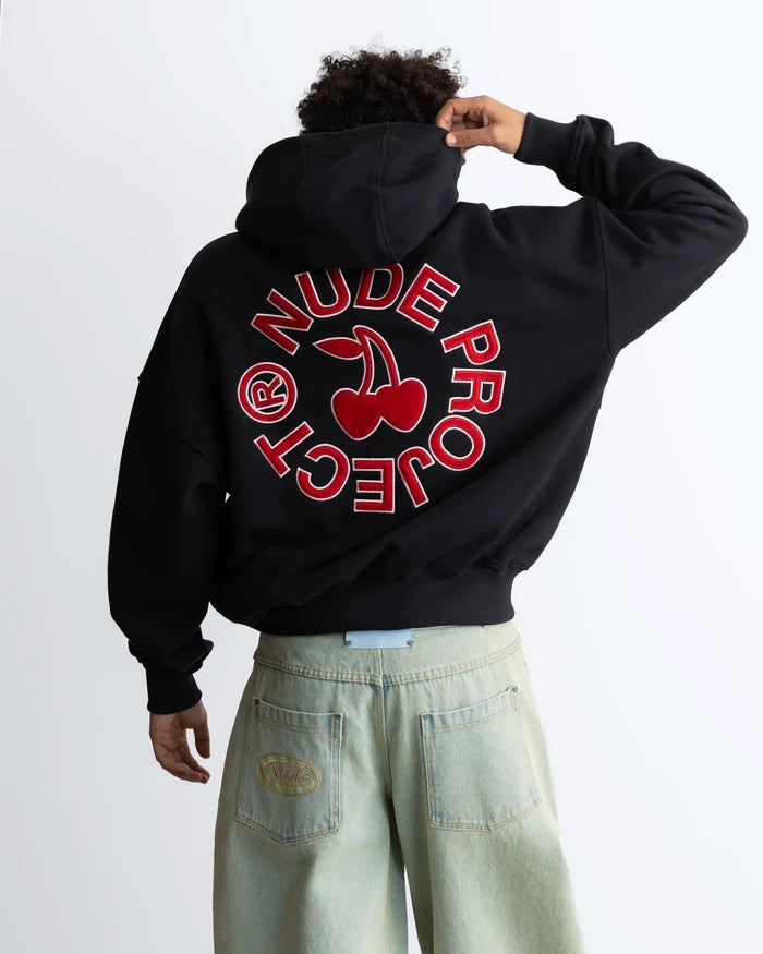 Kory Boxy Hoodie Black