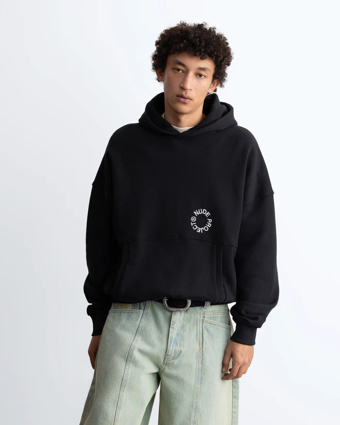 Kory Boxy Hoodie Black