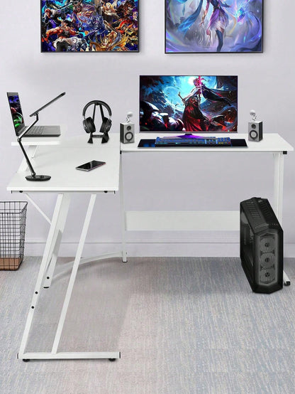 L Shaped Desk Corner Gaming Desk Computer Desk With Large Desktop Studying And Working And Gaming For Home And Work Place